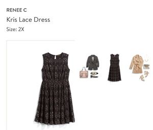 RENEE C
Kris Lace Dress
Size: 2X